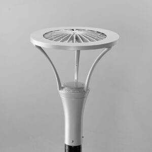 The K581 Cobra Strut is a contemporary style post top. This fixture is also Dark Sky Friendly.