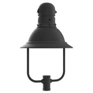 A K309 Satellite is a contemporary style post top.