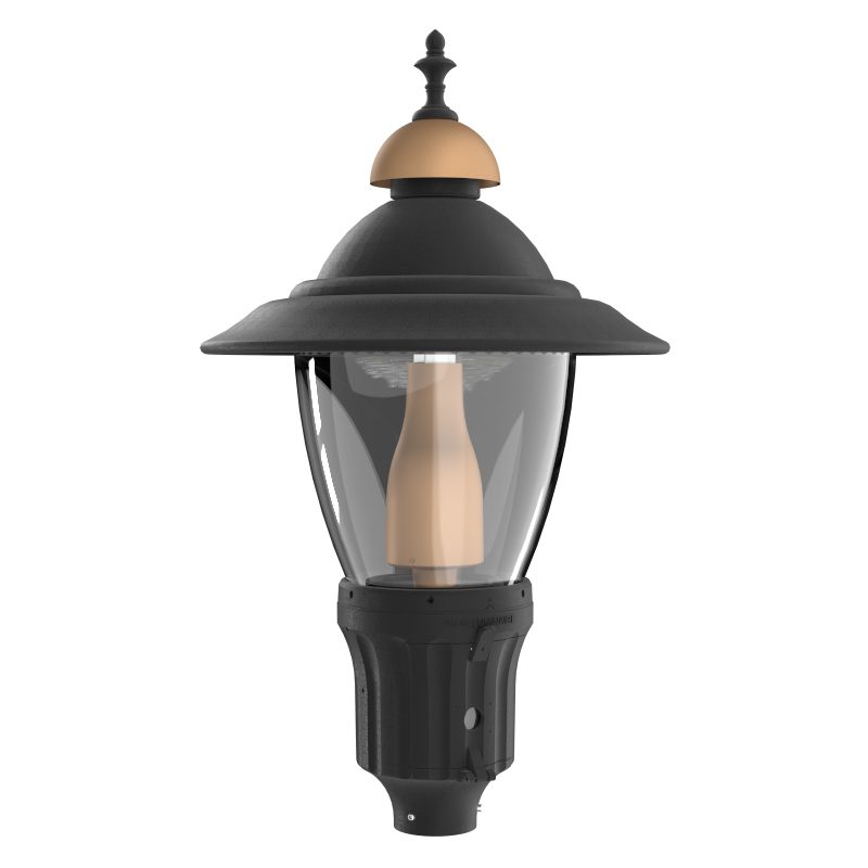 The K329 Rainer is a contemporary style post top.