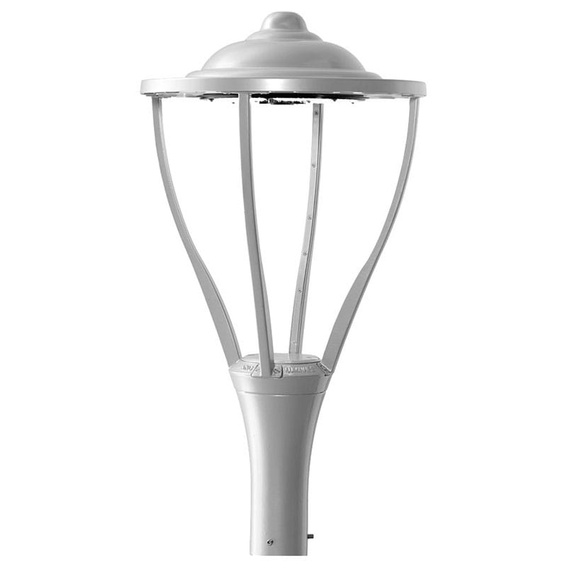 The K584 Treble Strut is a contemporary style post top. This fixture is also Dark Sky Friendly.
