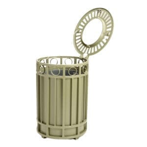 KTR40 Parkway Trash Receptacle A KTR40 Parkway Trash Receptacle finished with one of our signature powder coat solutions.