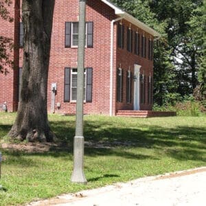 A K118 Washington fixture atop a Memphis pole.