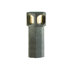 The Monitor style bollard is made from concrete materials and comes in an octagonal cross section. Available in a variety of different décor colors and in both ‘lit’ and ‘non-lit’ options.