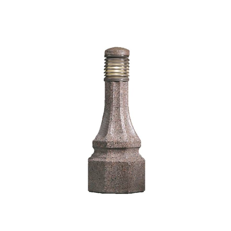 As a member of the Talisman family, this concrete bollard is available in a variety of different décor colors and in both 'lit' and 'non-lit' options.