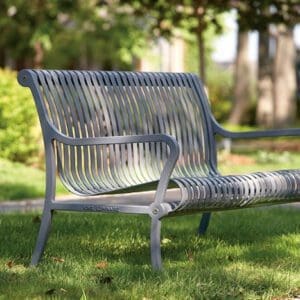 A KDB30 Wellington Bench finished in one of our signature powder coat solutions.