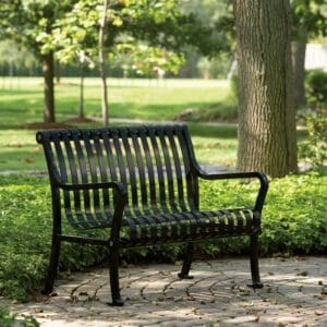 A KDB30 Wellington Bench finished in one of our signature powder coat solutions.