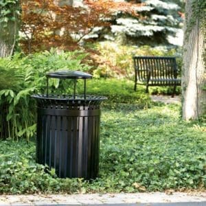 KTR20 Wellington Trash Receptacle A KTR20 Wellington Trash Receptacle finished with one of our signature powder coat solutions.