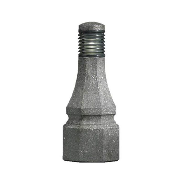 As a member of the Belmont family, this concrete bollard is available in a variety of different décor colors and in both 'lit' and 'non-lit' options.