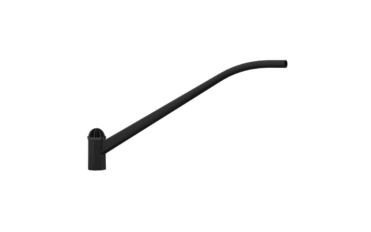 King Luminaire's KA100 Elliptical (Top Mount) is a street lighting arm designed for functionality. Available in a variety of lengths and single or double arm configurations, the KA100 provides a dependable solution for your street lighting needs.