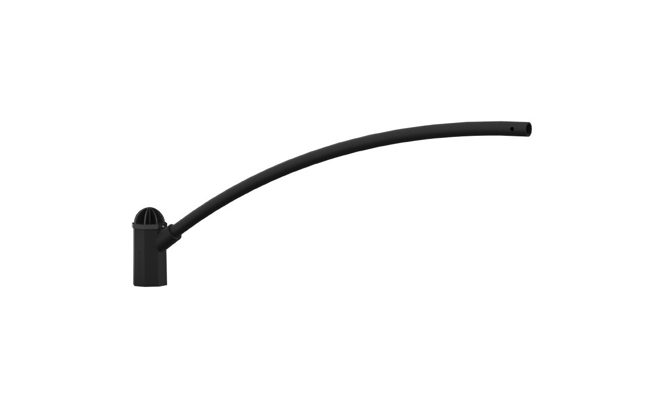 King Luminaire's KA150 Octagonal Slip Over Aluminum is a street light arm that features a sleek and innovative design. Available in single or double arm configurations, the KA150 provides the ideal solution to those seeking a refined look.
