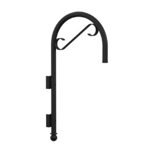 King Luminaire's KA18 Bishop’s Crook with Decorative Scroll is a decorative arm featuring a unique design with a minimal scroll detail. Available in single and double mounting arm configurations, the KA18 provides an easy and straightforward solution for any project.