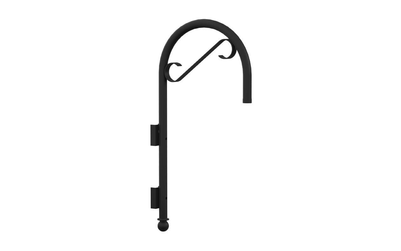 King Luminaire's KA18 Bishop’s Crook with Decorative Scroll is a decorative arm featuring a unique design with a minimal scroll detail. Available in single and double mounting arm configurations, the KA18 provides an easy and straightforward solution for any project.