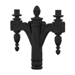 King Luminaire's KA63 Coshocton is a decorative arm with an eye catching design and exceptional details. Available in single or double arm configurations, the KA63 offers a stand-out solution with historical style.