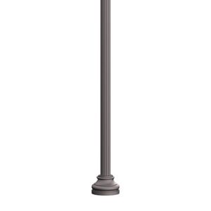 The KAS6 is an aluminum pole with a shallow fluted non-tapered cross section accompanied by a decorative base plate. Available in heights ranging from 10' - 16'.