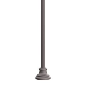 The Agility 7 is an aluminum pole with a shallow fluted non-tapered cross section accompanied by a decorative base plate. Available in heights ranging from 10' - 16'.