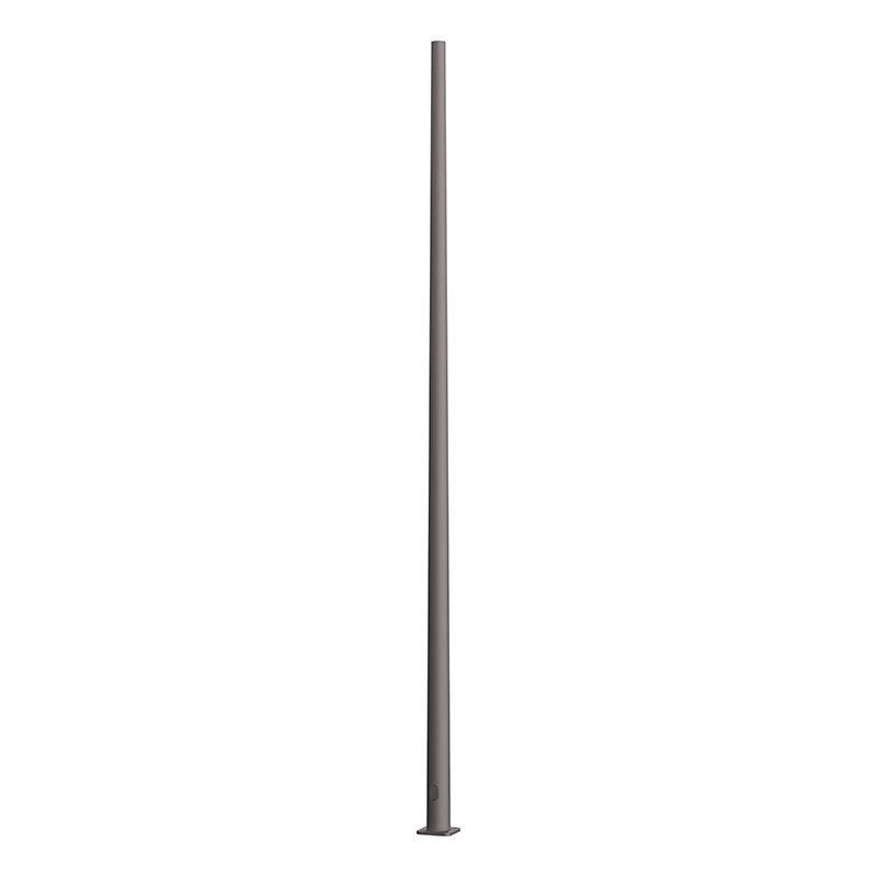 A roadway metal pole made from steel with a round tapered cross section and available in heights ranging from 19' - 28'.