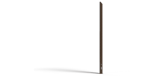 The Square Non-Tapered Wood Grained pole is made to look like wood, but has the strength and durability of a spun concrete pole.