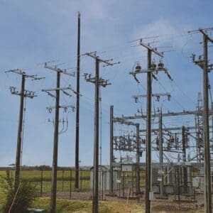 Case Study - City of Keosauqua Multiple spun concrete utility poles installed in the city of Keosauqua, Iowa.