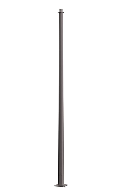 A pedestrian metal pole made from aluminum with a fluted tapered cross section and available in heights ranging from 10' - 18'.