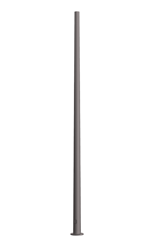 A roadway metal pole made from aluminum with a round tapered cross section and available in heights ranging from 19' - 28'.