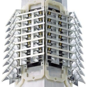 King Luminaire's B3 Baffled Array LED optical system. This engine is compatible with select fixtures.