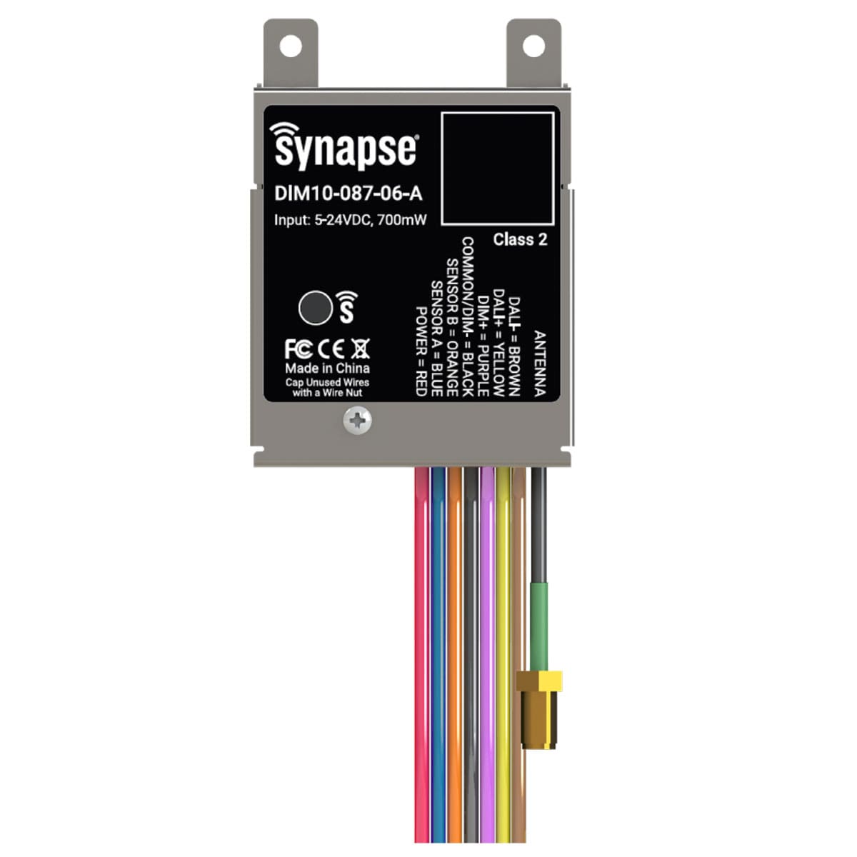 The Synapse Wireless (DIM10-087-06-A), a wireless controller that is compatible with Spartan Sports Lighting solutions.