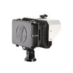 Spartan Sports Lighting's KSL2 STRATOS Mini fixture. This fixture is facing the back and showcasing the engraved Spartan logo.